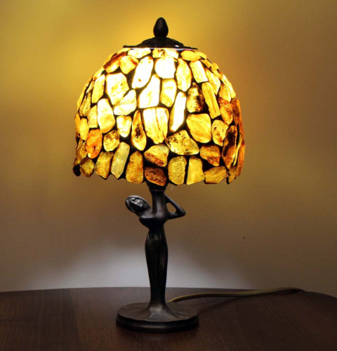 Bursztynowa lampa Tiffany bursztyn 16 Bursztynowa lampa Tiffany bursztyn 16