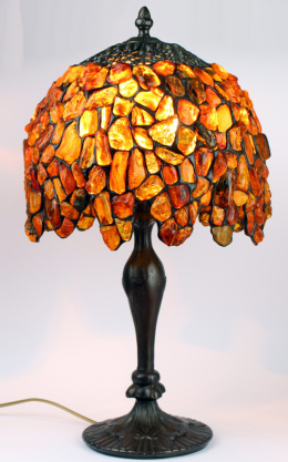 Bursztynowa lampa Wisteria 26