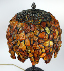 Bursztynowa lampa Wisteria 26