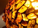 Bursztynowa lampa witrażowa Tiffany - 25 głęboka