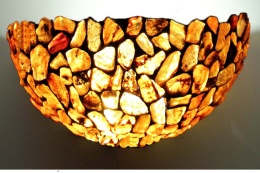 Bursztynowy kinkiet 30