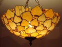 Lampa Liście z bursztynem 50