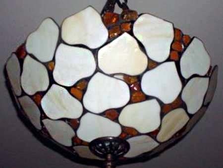 Lampa Liście z bursztynem 50