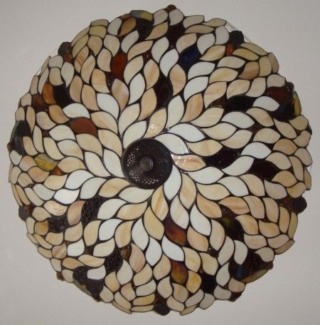 Lampa łezki bursztynem 60