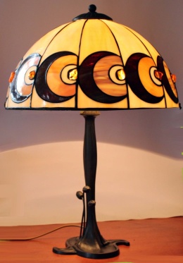 Lampa witrażowa Moonlight 40