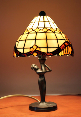 Lampa witrażowa Tiffany model Barock mini