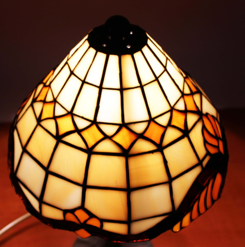 Lampa witrażowa Tiffany model Barock mini