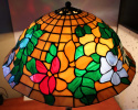 Lampa witrażowa Tiffany model G50603P Flower Basket