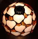 Lampa witrażowa Tiffany z bursztynem - Liście 20 - 2 szt