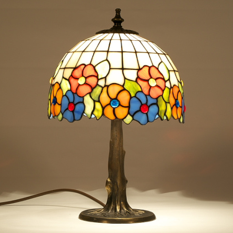 Lampa witrażowa kwiatki 22 Lampa witrażowa kwiatki 22