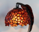 Lampa z koniakowego bursztynu z podstawą Orzeł
