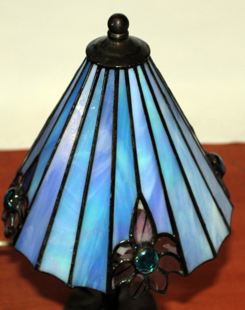 Lampka witrażowa Tiffany Flower LaMona