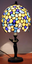 Lampka witrażowa Tiffany - płatki