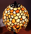 Lampka witrażowa Tiffany - płatki