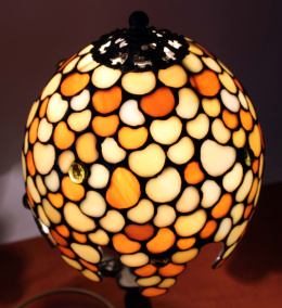Lampka witrażowa Tiffany - płatki