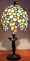 Lampka witrażowa Tiffany - płatki