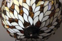 Wisząca lampa plafon łezki z bursztynem 40