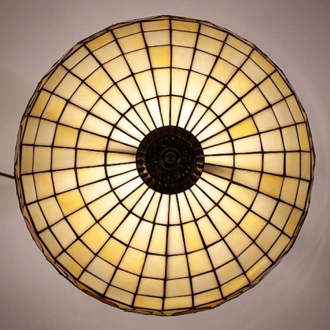 Wisząca lampa witrażowa Tiffany model Acorn T1435