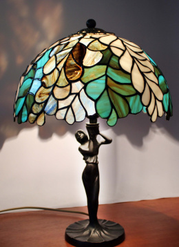 Witrżowa lampa Tiffany Creativ E30510P