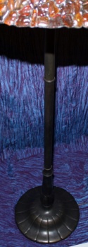 Bursztynowa lampa Podłogowa Tiffany 60 cm