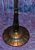 Bursztynowa lampa Podłogowa Tiffany 60 cm