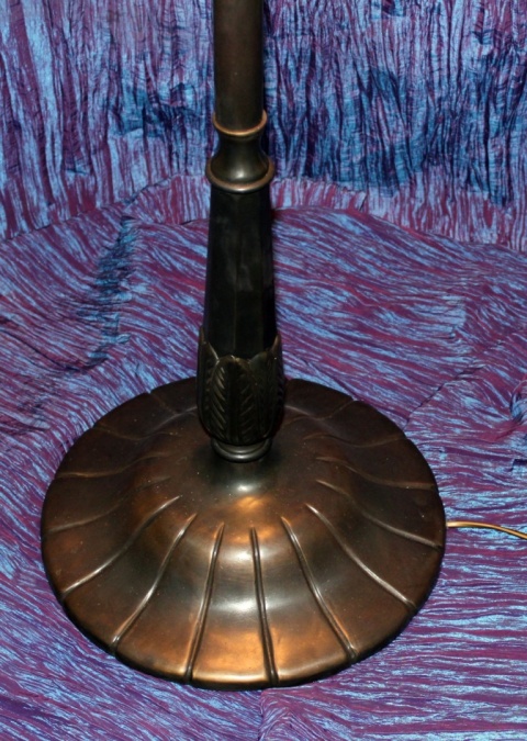 Bursztynowa lampa Podłogowa Tiffany 60 cm