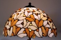 Lampa Tiffany Listki z bursztynem 40