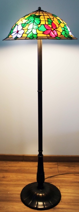 Lampa witrażowa Tiffany model G50603P Flower Basket