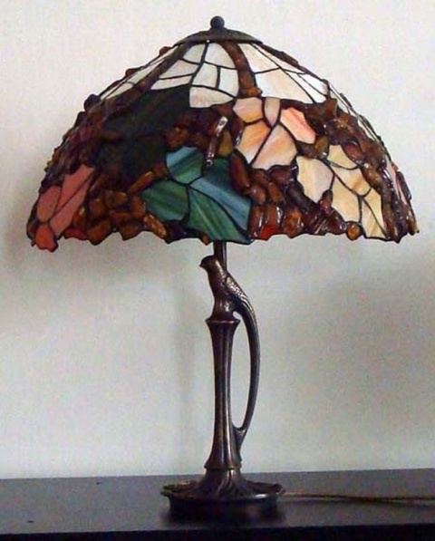 Lampa z bursztynem Winka 40
