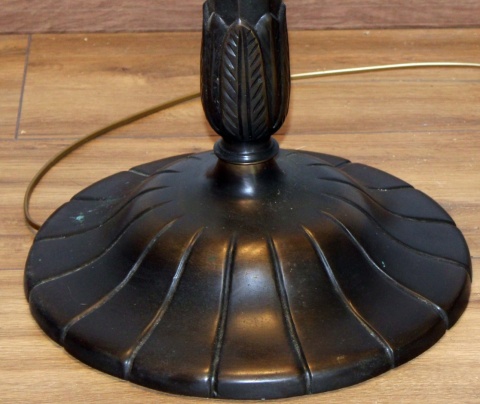 Podłogowa lampa Moonlight 40 z bursztynem